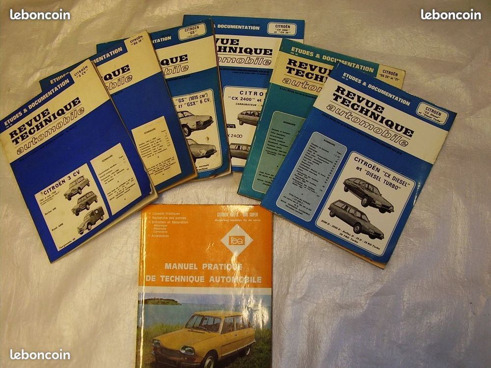 REVUE TECHINIQUES CITROEN VINTAGE Livres et BD