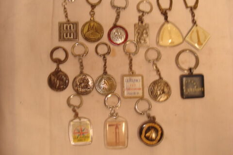 - Collection de  porte-clés anciens. Béziers (34)