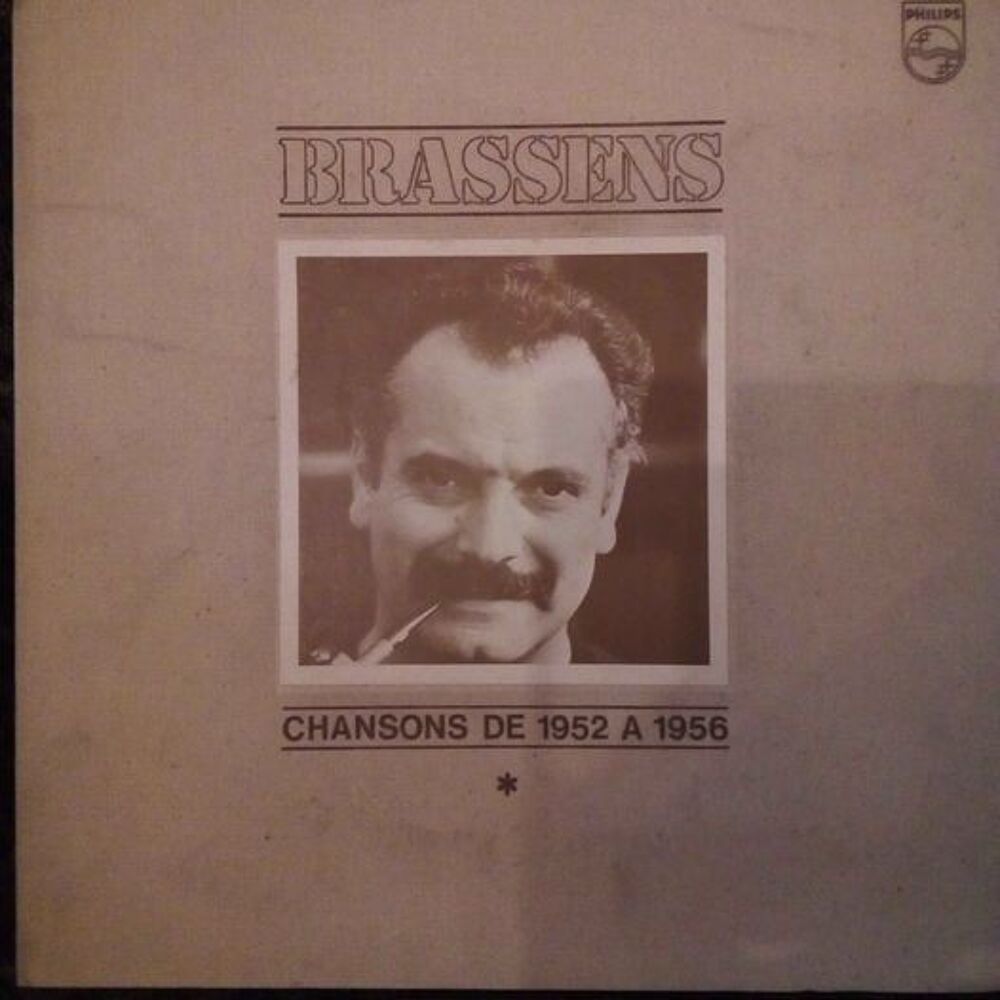 Coffret Georges Brassens de chansons CD et vinyles