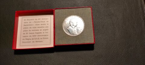 Pice 50 francs en argent Rainier III
65 Lourdes (65)