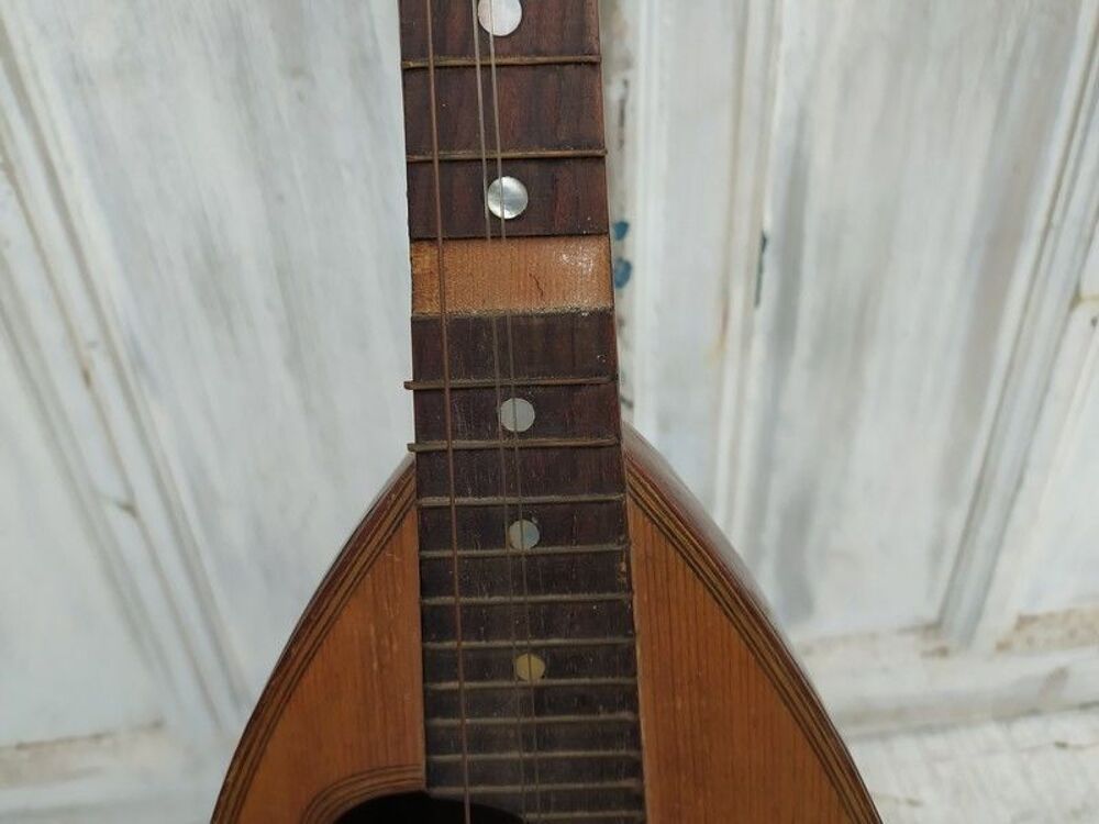 Ancienne Mandoline F.lli Cigna Biella &agrave; Restaurer Instruments de musique