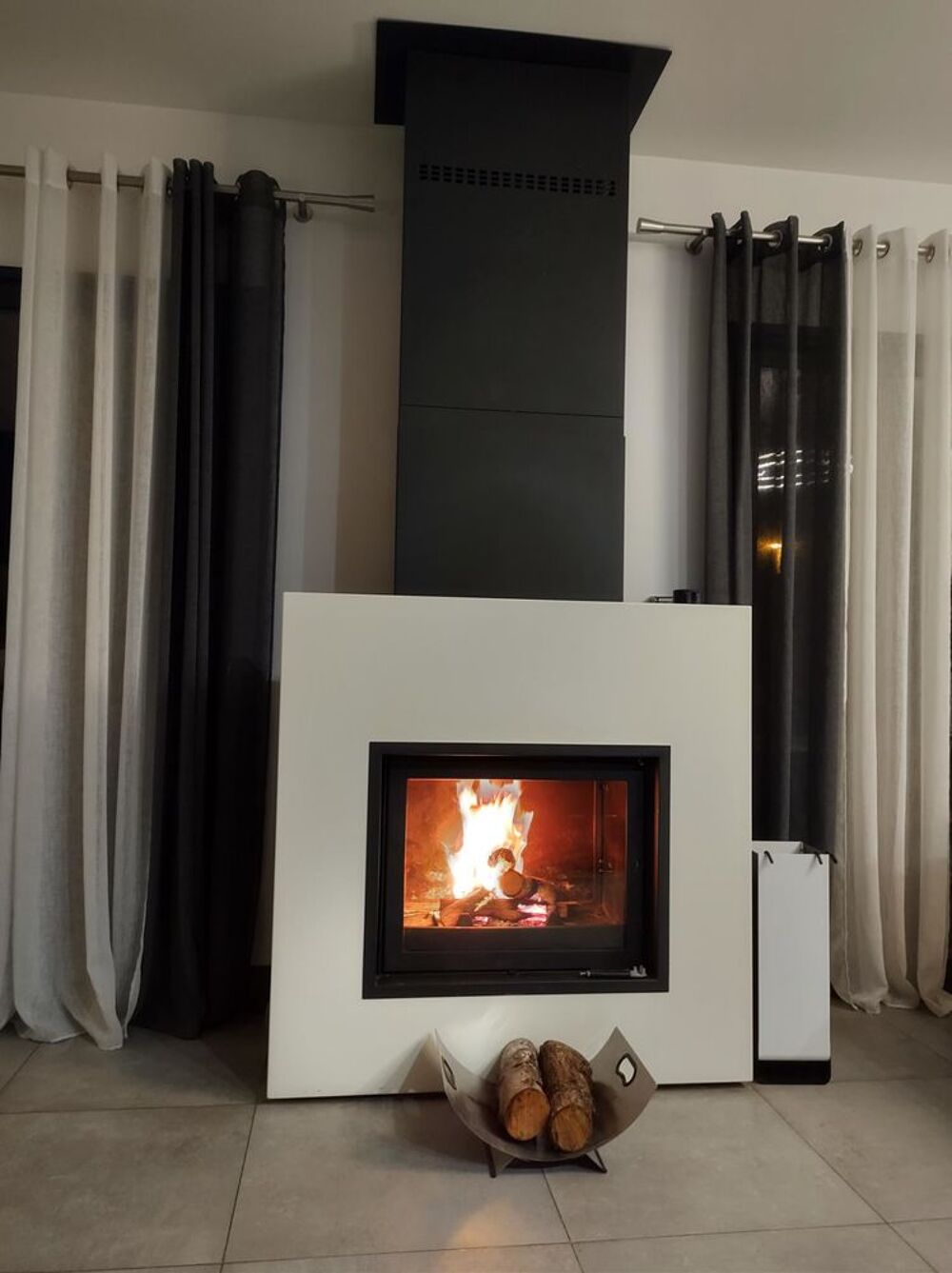 CHEMINEE KUBIC (habillage + Insert) Meubles