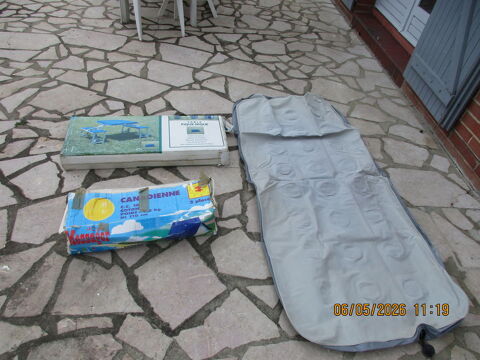 tente canadienne + table de camping + matelas gonflable Locon (62)