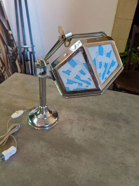 Lampe PIROUETT DE BUREAU art déco 1930 en bon état d'usage A 250 Marseille 13 (13)