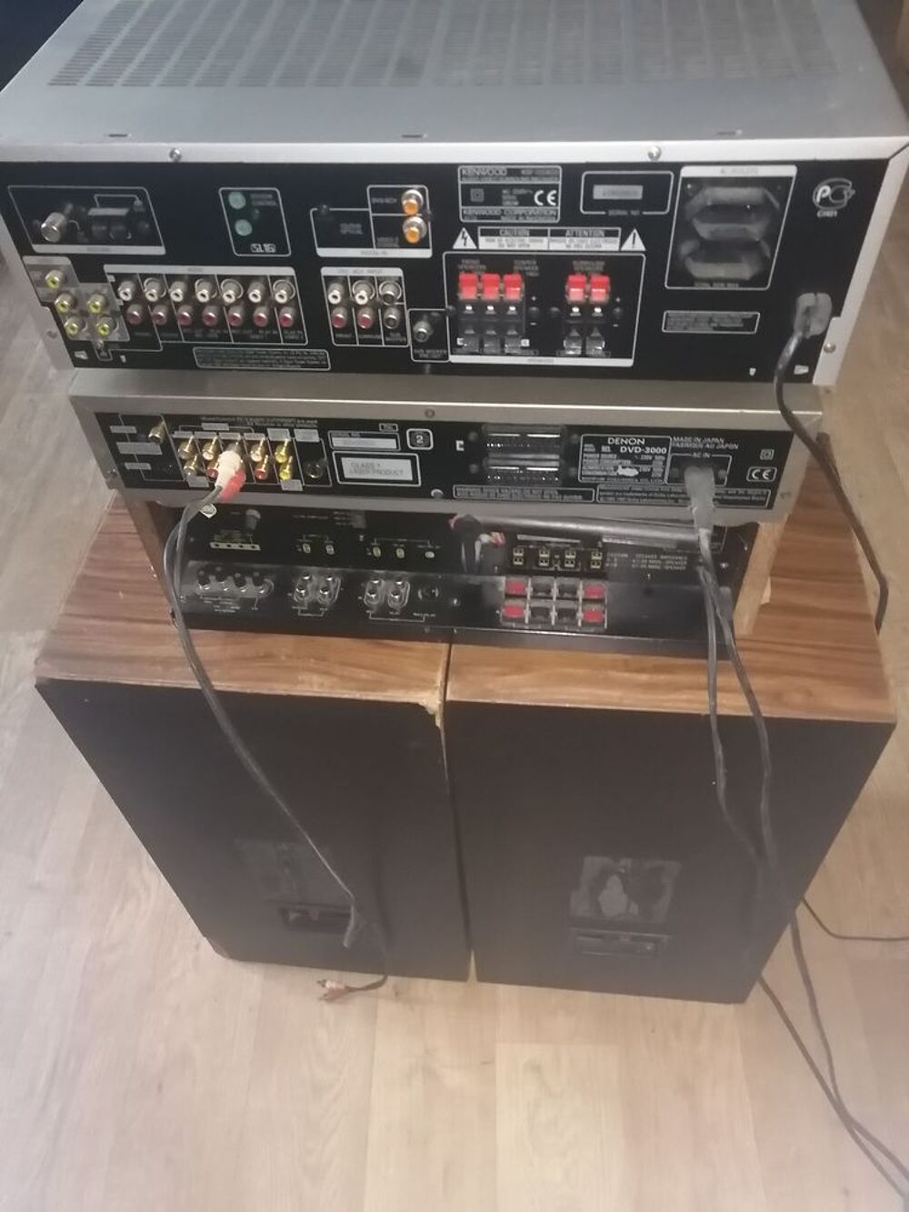 Ampli, dvd et prologic enceintes Phonia Audio et hifi