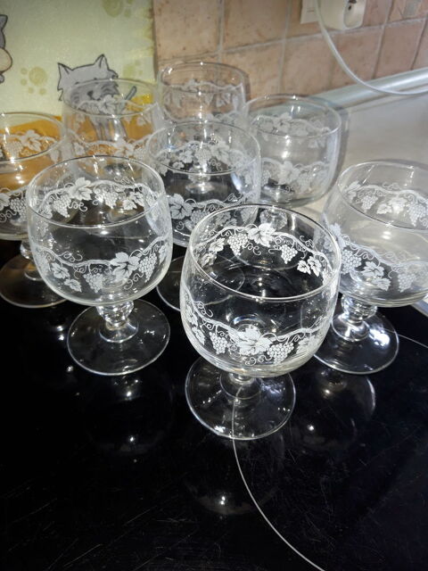 Lot de 8 verres  eau 10 Longeville-ls-Saint-Avold (57)