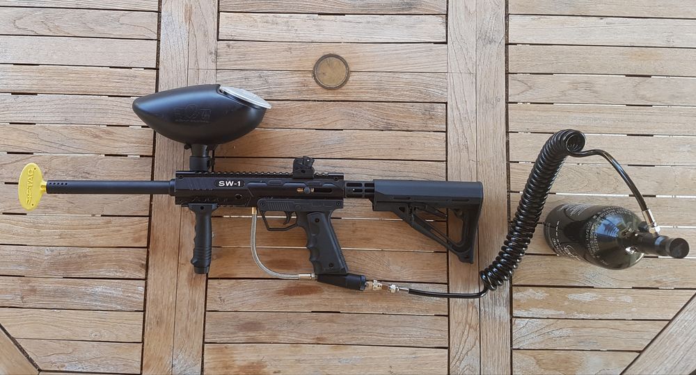 Fusil de paintball + accessoires Sports