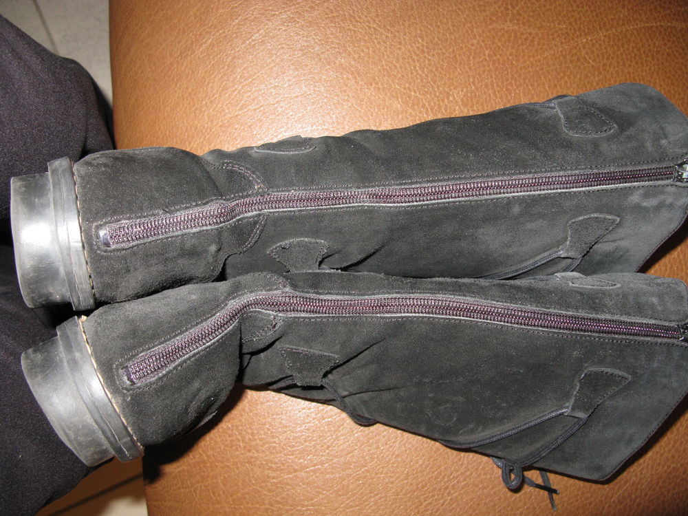 bottes femme noires 47 Chaussures