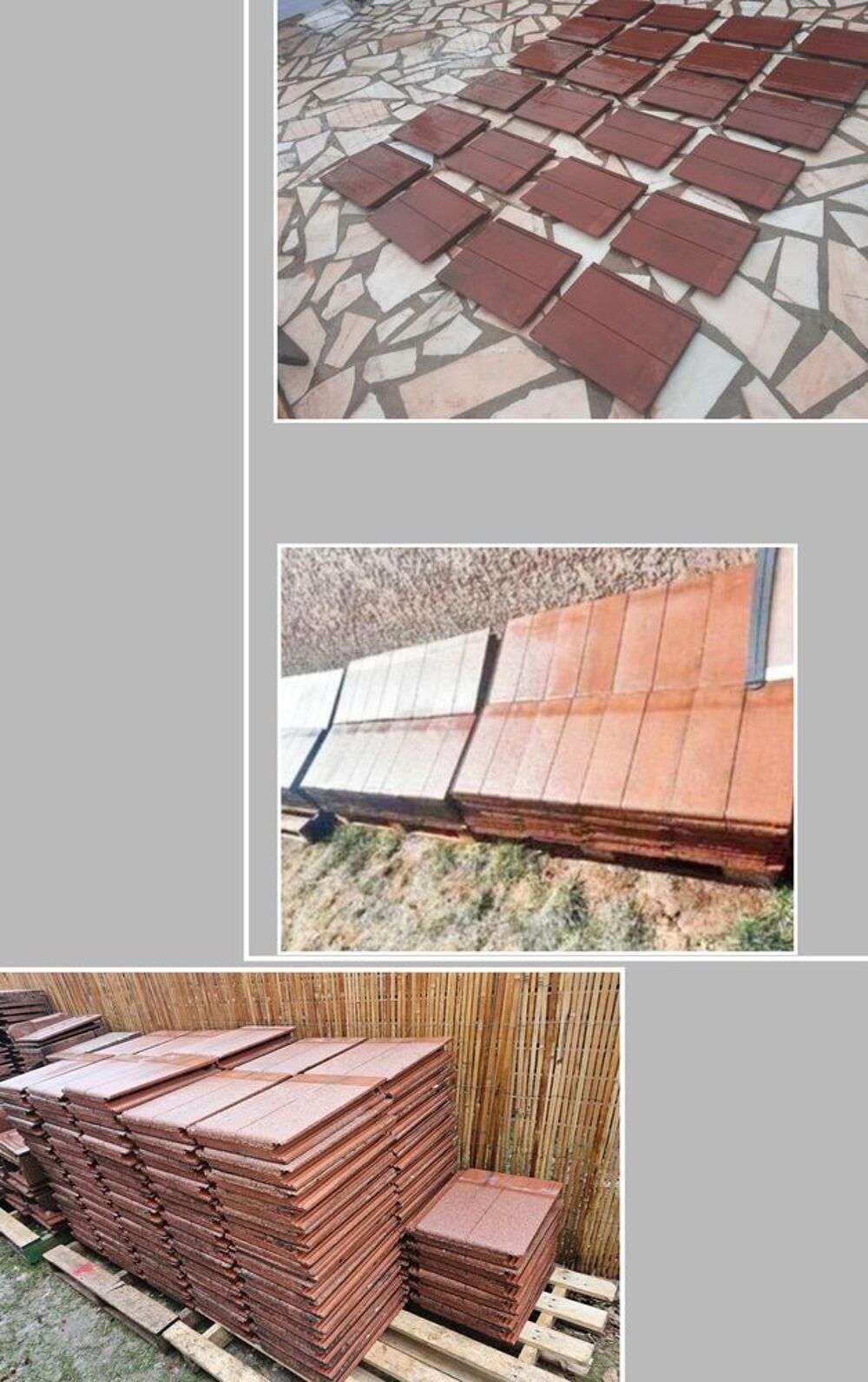 Tuiles redland 18 duo 42x33 et demi tuile 
Bricolage