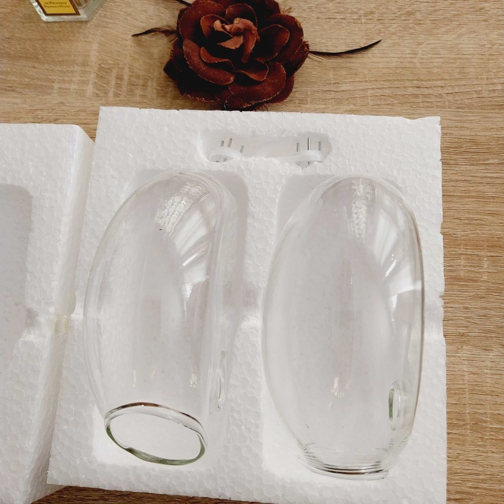 2 vases de fleurs en verre &agrave; suspendre au mur, terrarium pour plantes hydroponiques, Décoration