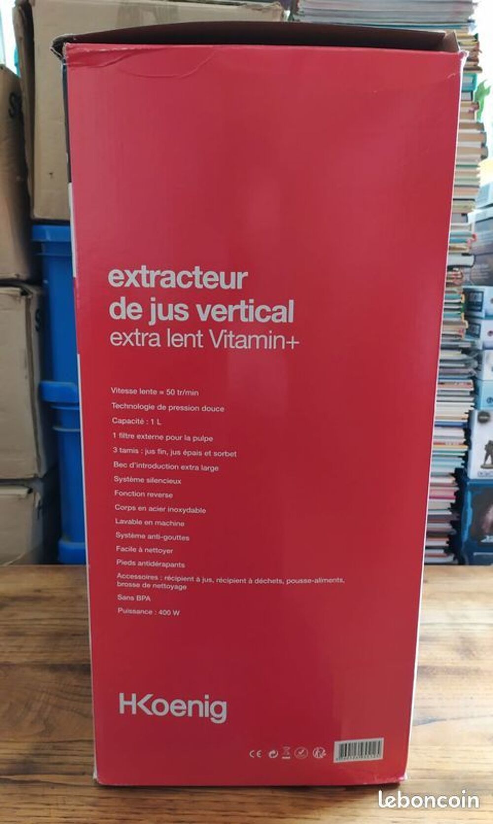 Extracteur de jus (H.Koenig GSX22 Vitalice) neuf Electroménager