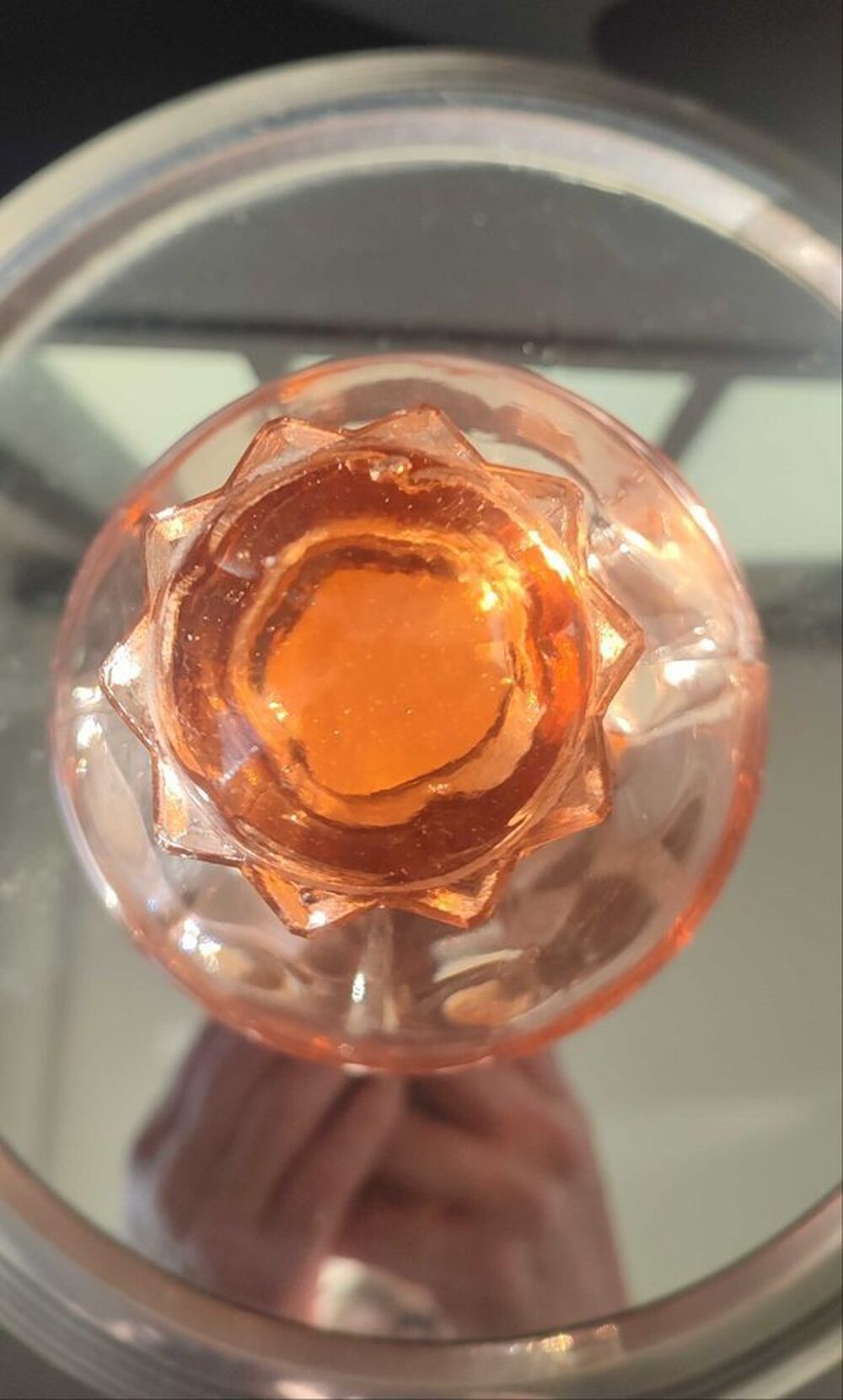 Carafe+Art+D&eacute;co+Verre+Rosaline+(1930-1940) 