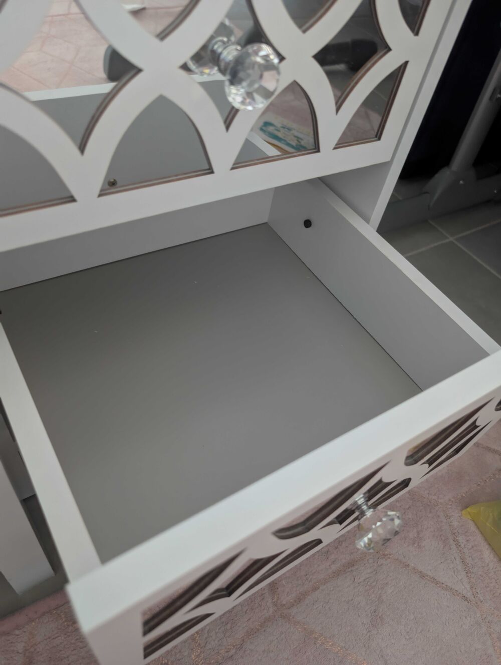 Table de chevet miroir Galano €" tr&egrave;s bon &eacute;tat Meubles