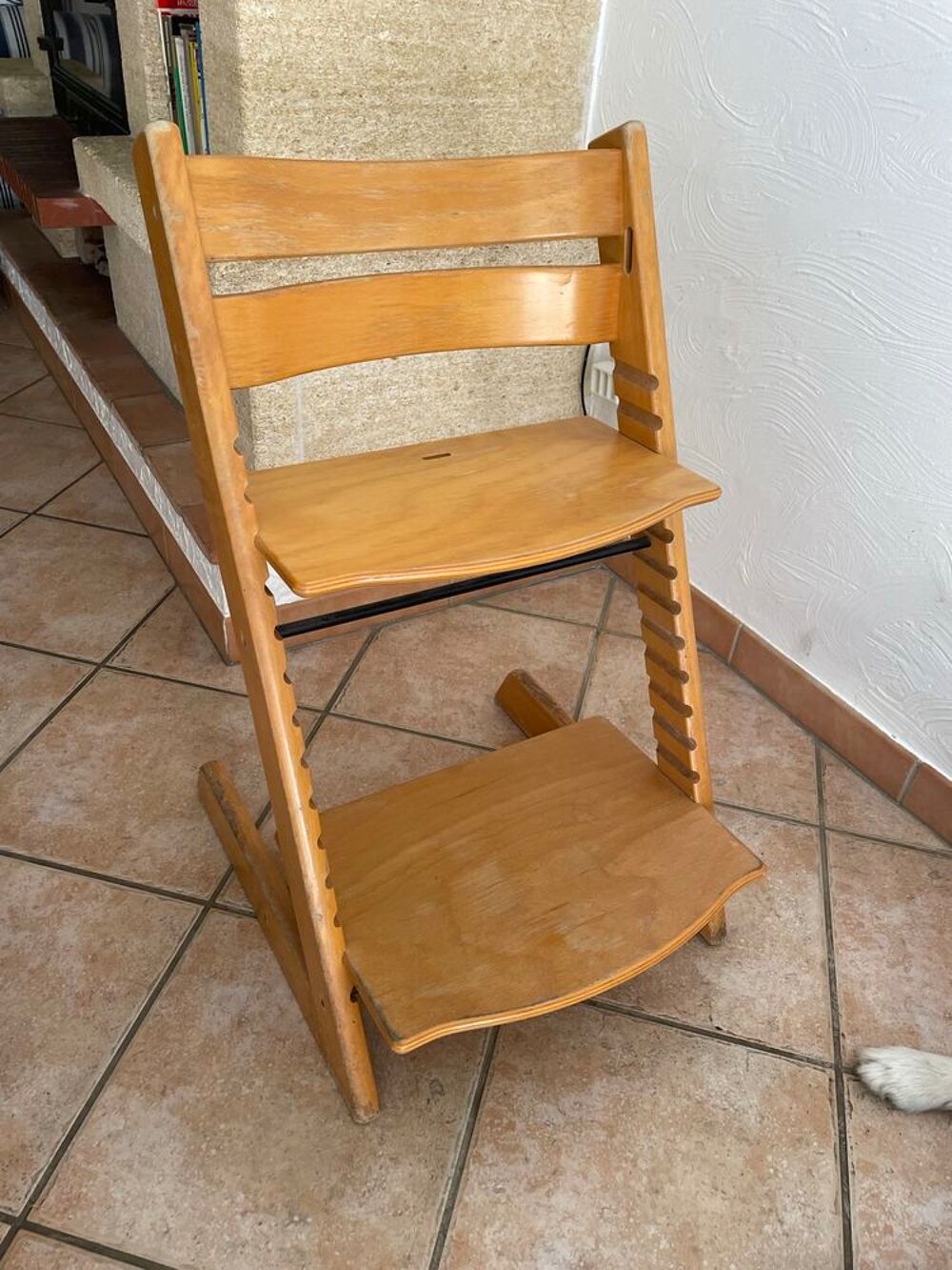 chaise, trip Trapp, en bois, massif, hauteur, r&eacute;glable chaise trip Trap, en bois massif, hauteur r&eacute;glable Meubles