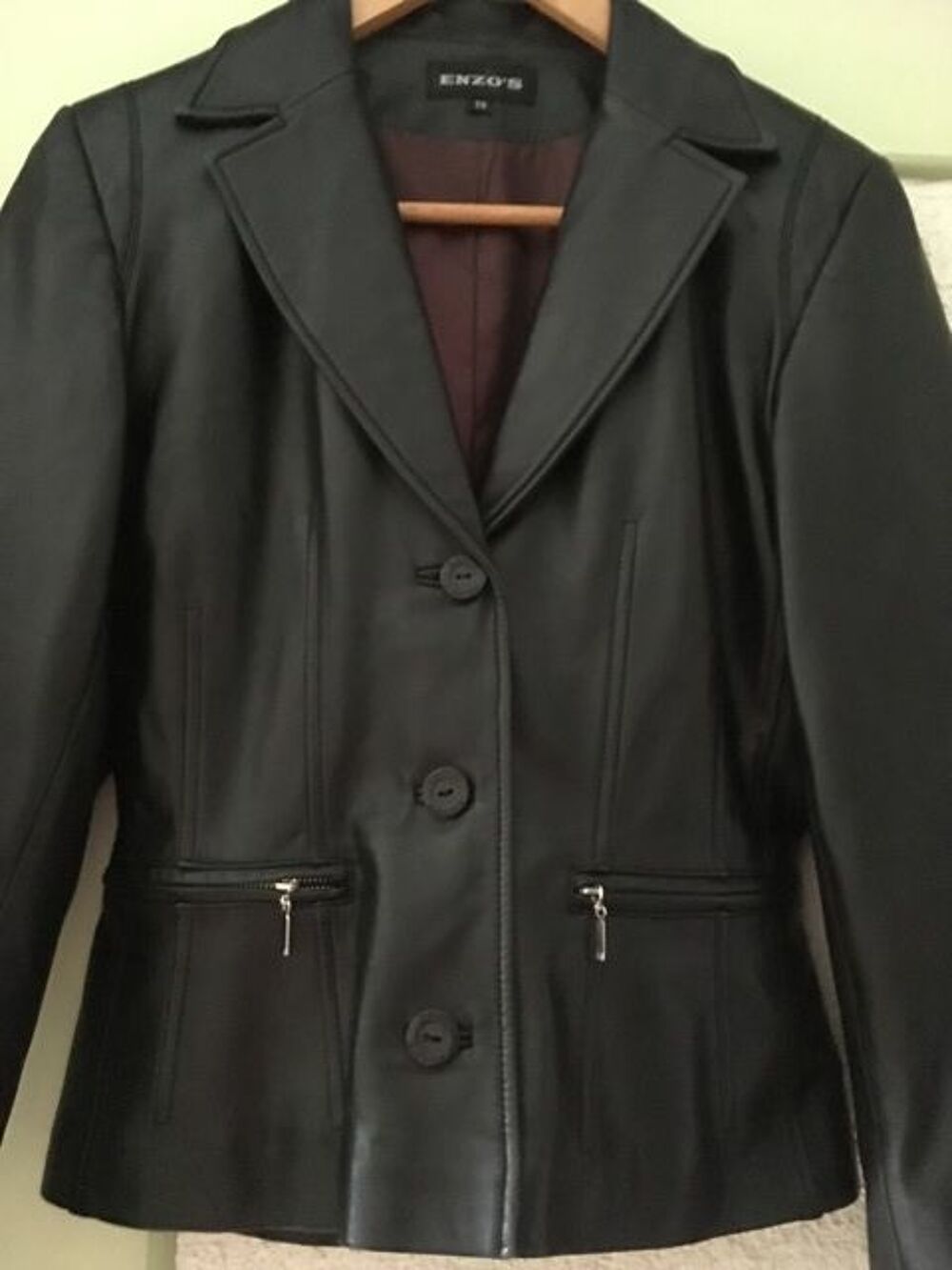 veste en cuir Vêtements