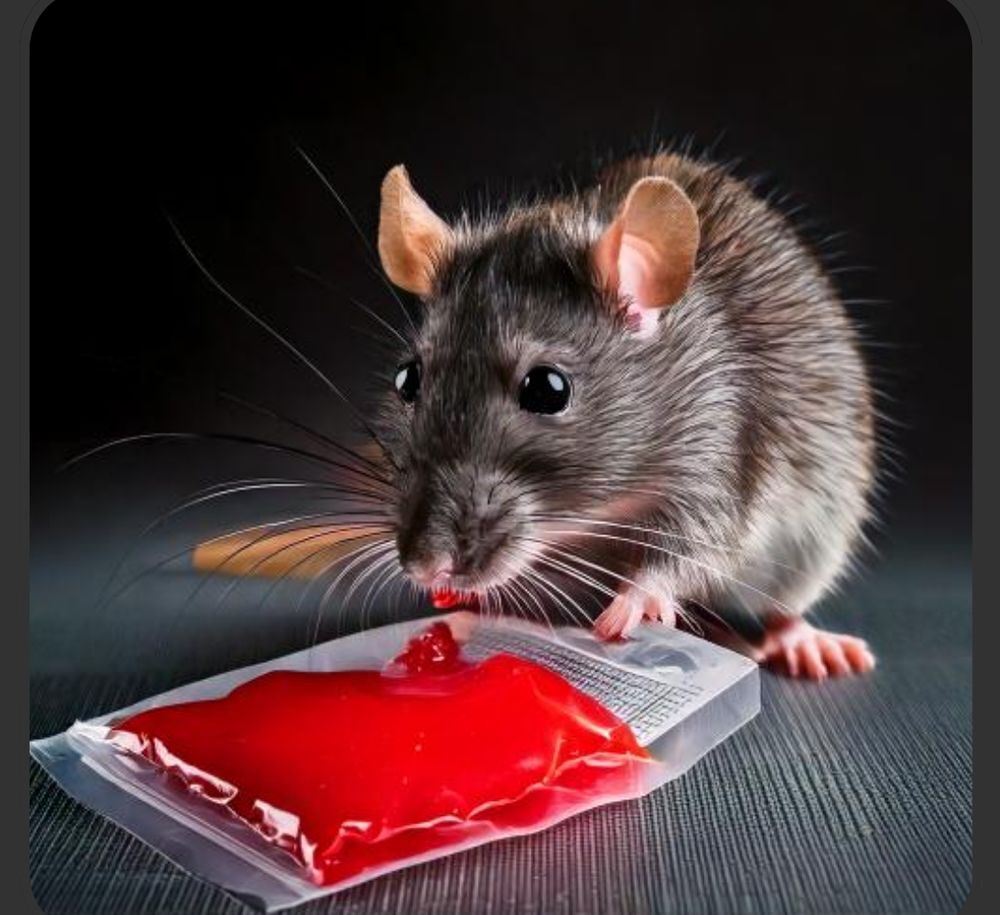   Raticide, souricide.  