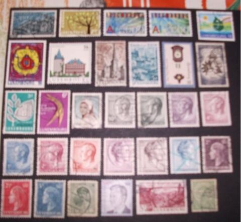 Lot de 31 timbres diff�rents et oblit�r�s du Luxembourg.
2 Aillevillers-et-Lyaumont (70)
