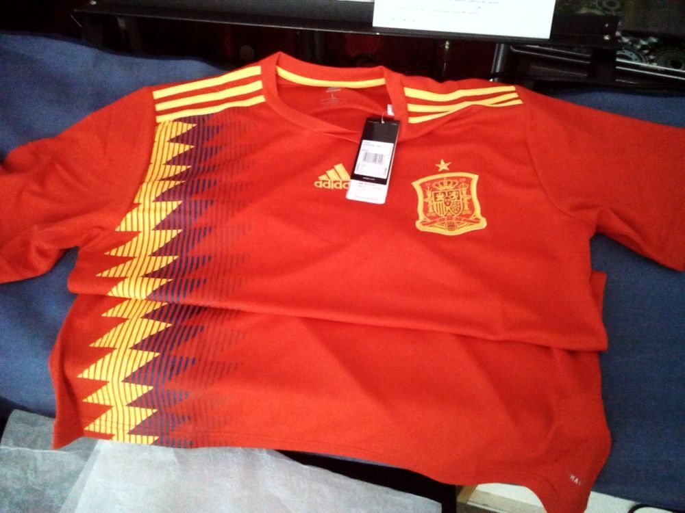Maillot de foot Mondial 2018 domicile Espagne Vêtements