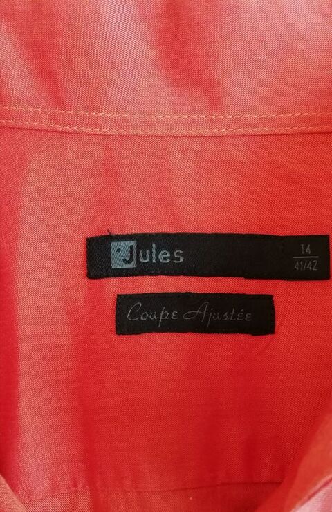 Chemise orangee Marque Jules T41/42 Allogny (18)