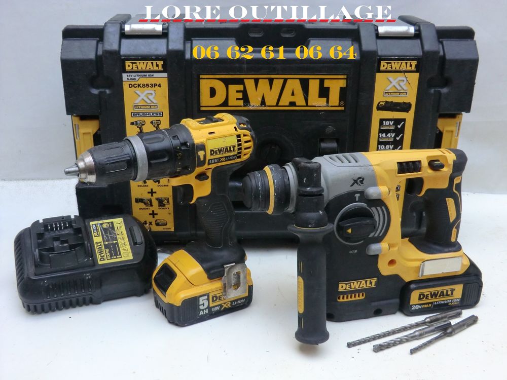 PACK DEWALT DCH273 + DCD785 Bricolage