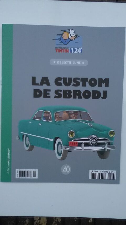 VOITURE DE TINTIN LA N°40          LA CUSTOM DE SBRODJ     60 Dolus-d'Oléron (17)
