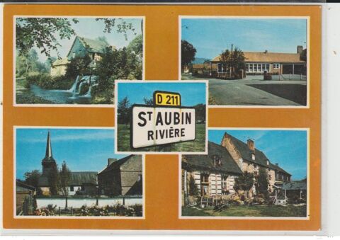 Dt  80- CPSM 15X10,5 cm - SAINT AUBIN RIVIERE  3 Doullens (80)