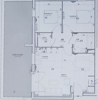  Appartement � vendre 3 pi�ces 60 m� La membrolle-sur-choisille