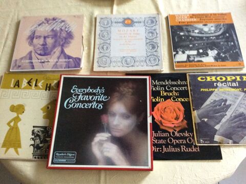 Disques vinyles musique classique 22 disques formats divers 40 Gif-sur-Yvette (91)