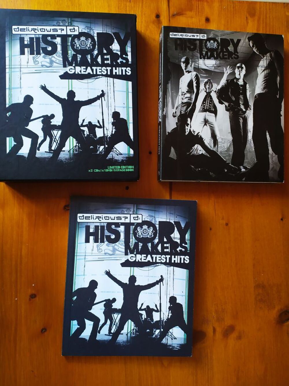  CD + DVD History Makers Greatest Hits Delirious CD et vinyles