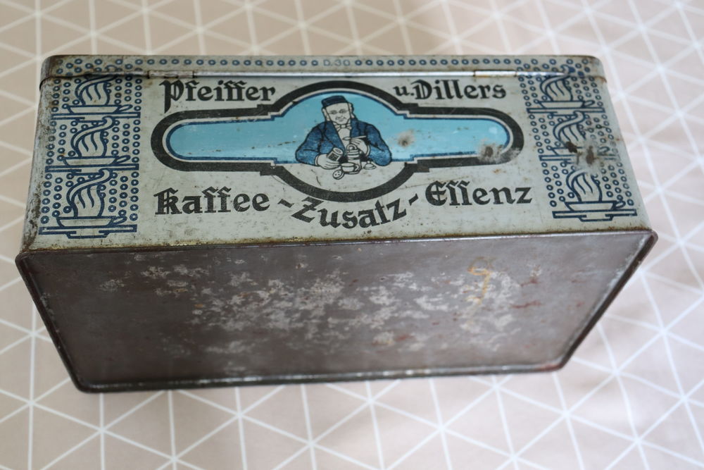 Bo&icirc;te publiciatire, m&eacute;tal, Allemagne ann&eacute;es 40 