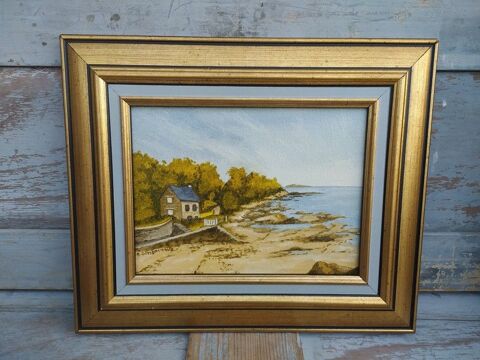 Tableau Paysage La Radegonde Cancale Andrée Demonchaux 70 Loches (37)