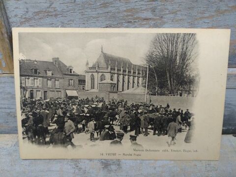 76. CPA YVETOT. March� Franc / Normandie
12 Yvetot (76)