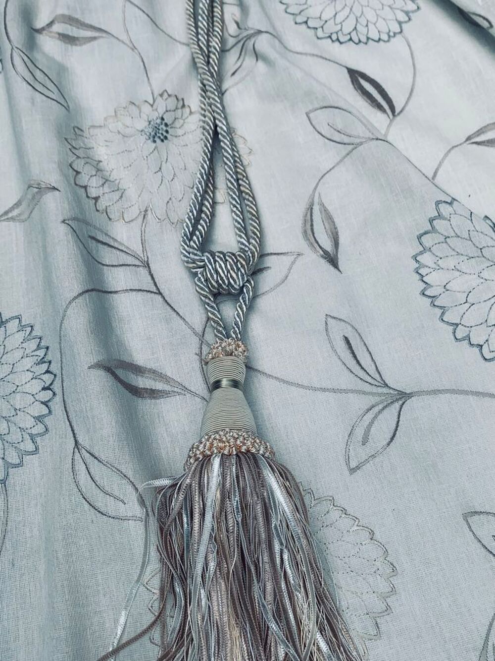 Double rideaux lin et coton sur mesure Décoration