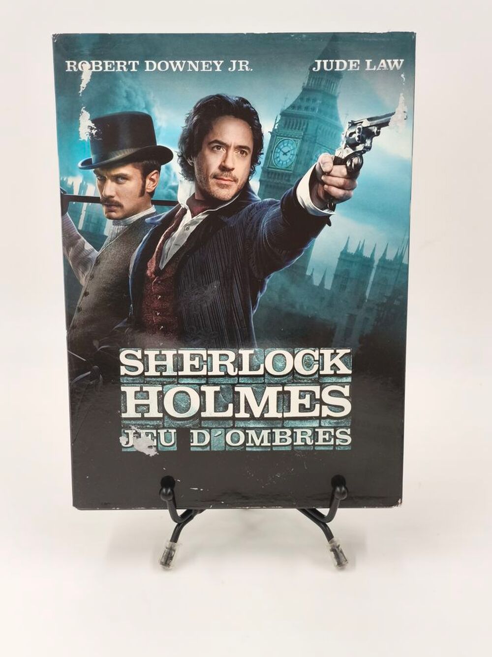Film DVD Sherlock Holmes : Jeu d'Ombres en boite DVD et blu-ray