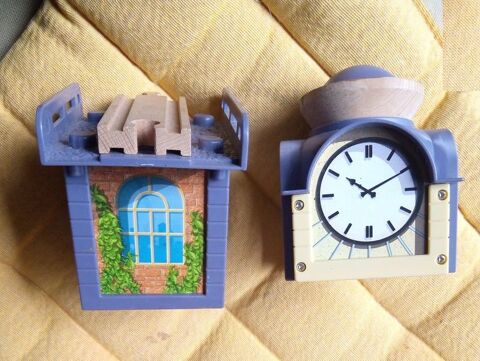 train bois Tomy : pont et horloge 7 Beauchamp (95)