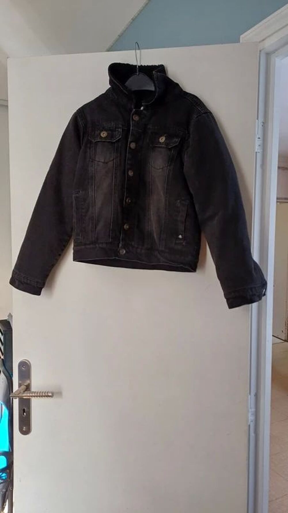 Veste jean molletonn&eacute;e Firefly noir 10 ans Vêtements enfants