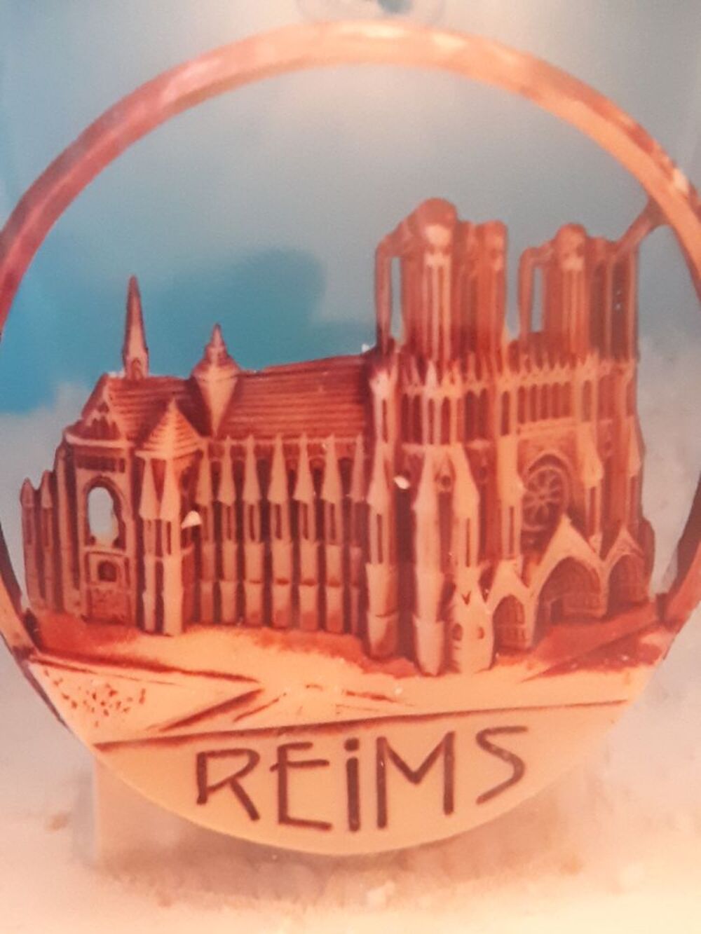Boule de neige souvenir de Reims 