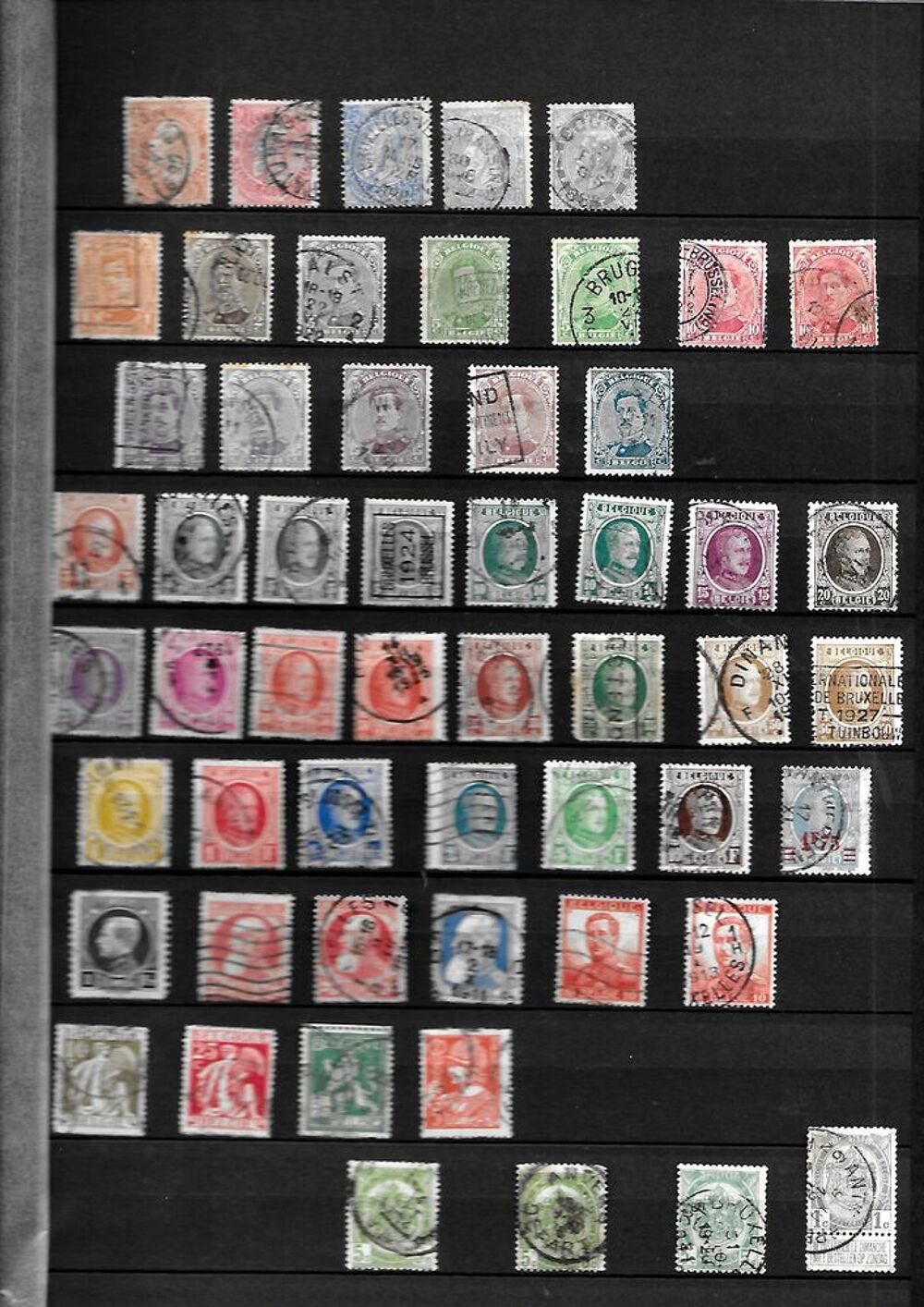 Timbres de BELGIQUE 
