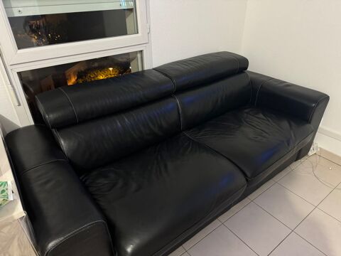 Canaps 3 places fabrication italienne cuir de vachette 600 Marseille 15 (13)