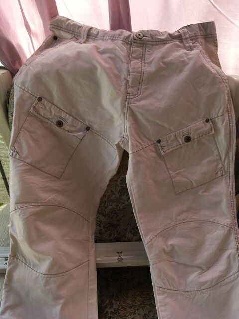 Pantalon aspect jean beige Armand Thierry taille 48 8 Saint-Julien-les-Rosiers (30)
