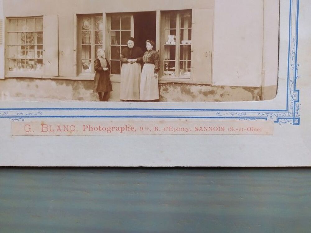Photographie de Commerce par G. Blanc &agrave; Sannois ca1900 