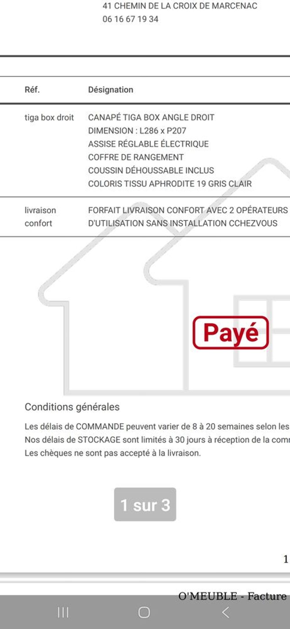 Canap&eacute; d angle/Sofa Meubles