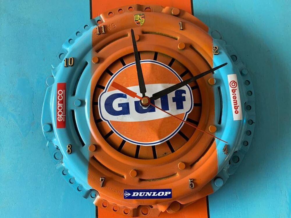 HORLOGE MURAL - PORSCHE GULF 