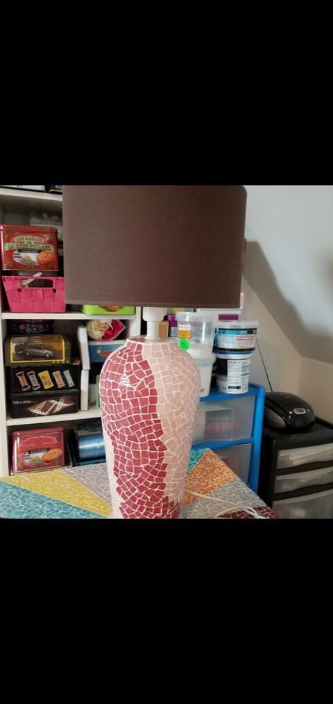 Lampe en mosaïque 50 Coubert (77)