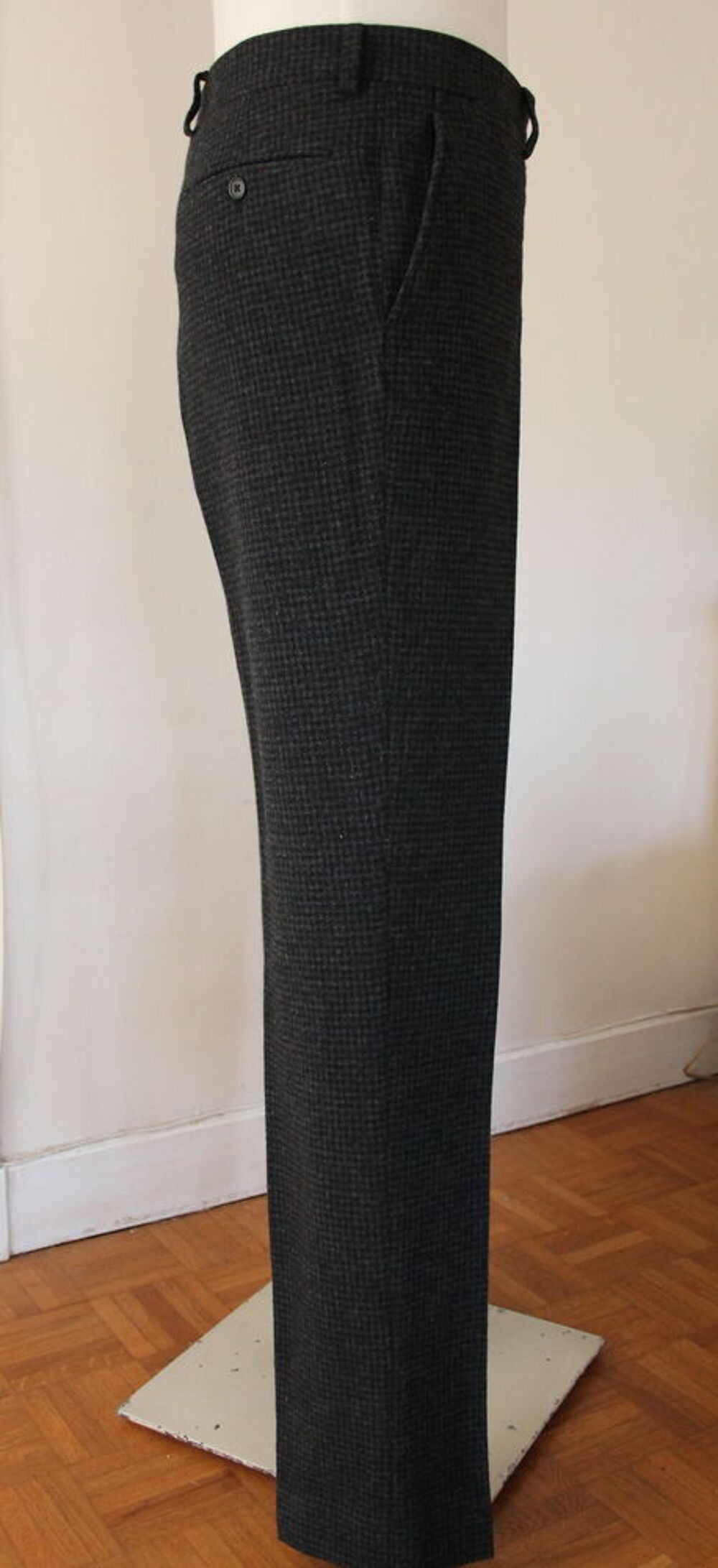Pantalon noir &amp; anthracite RALPH LAUREN T.34 Vêtements