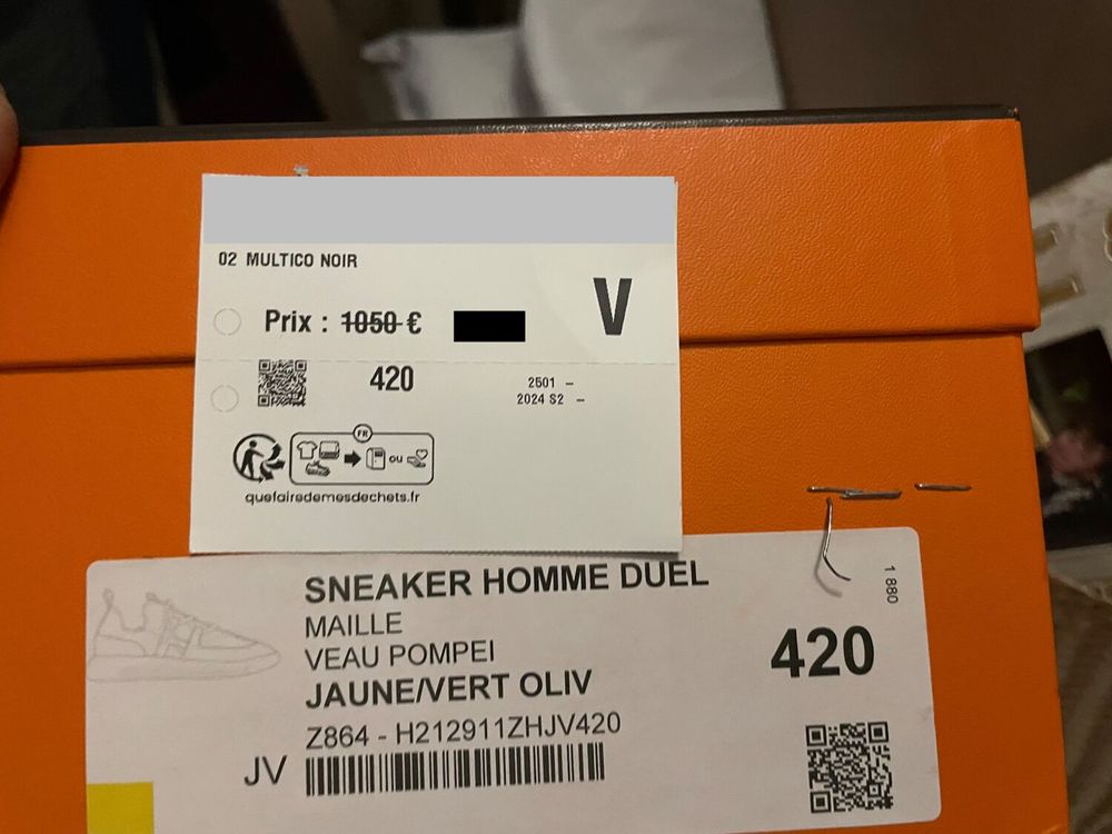 sneakers Hermes T.42 - 2025 -Neufs jamais port&eacute;s Chaussures