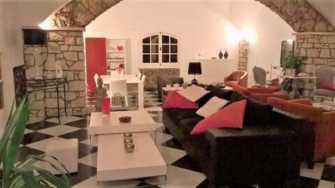 CANAPE CUIR NOIR 300 Pzenas (34)