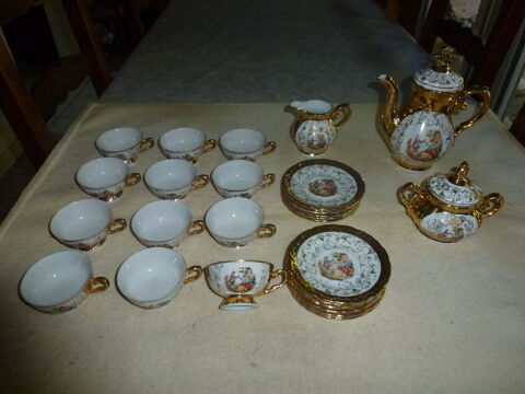 SERVICE A CAFE EN PORCELAINE ITALIENNE PORCELLANA 40 Chaumont (52)