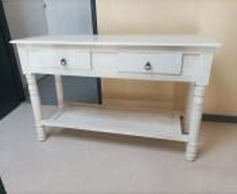 commode ancienne en bois peinture blanche 0 Bassussarry (64)