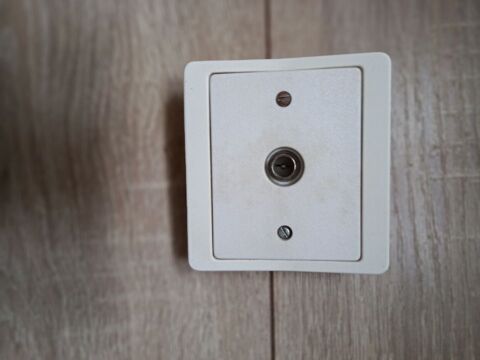 Une prise d'antenne TV 9,5 m�le marque Trocadero Alombard 3 Villiers (86)